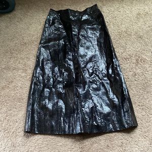 Original never worn whip Snakeskin skirt